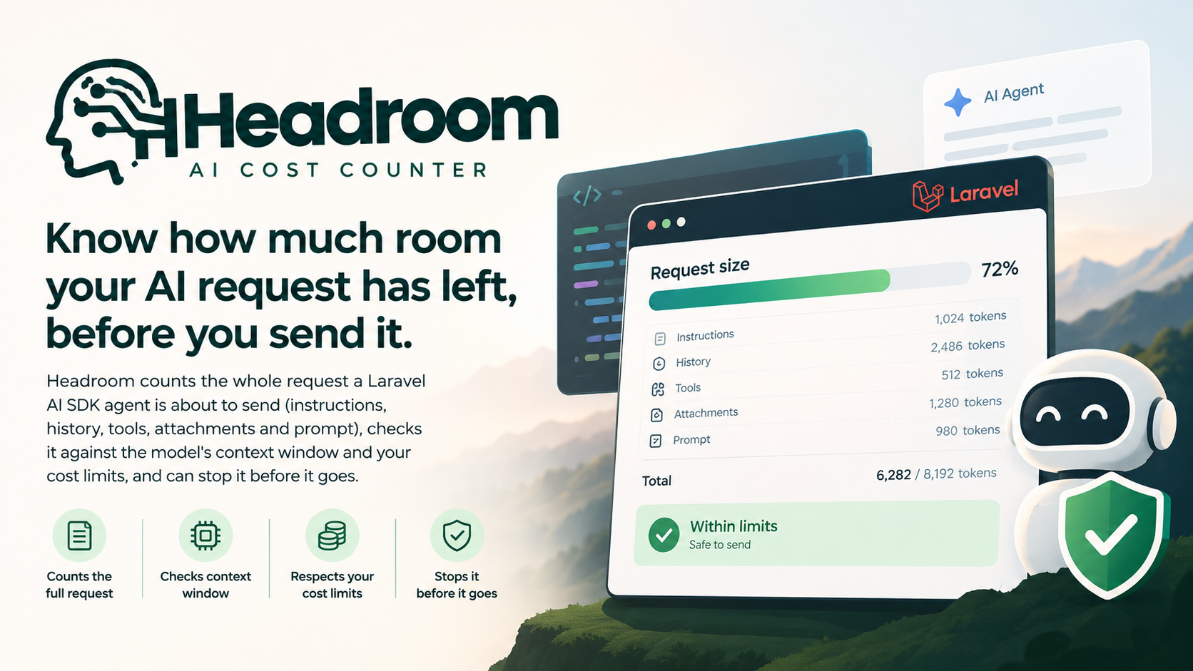 Headroom: Counting Tokens Before a Laravel AI SDK Agent Sends Them